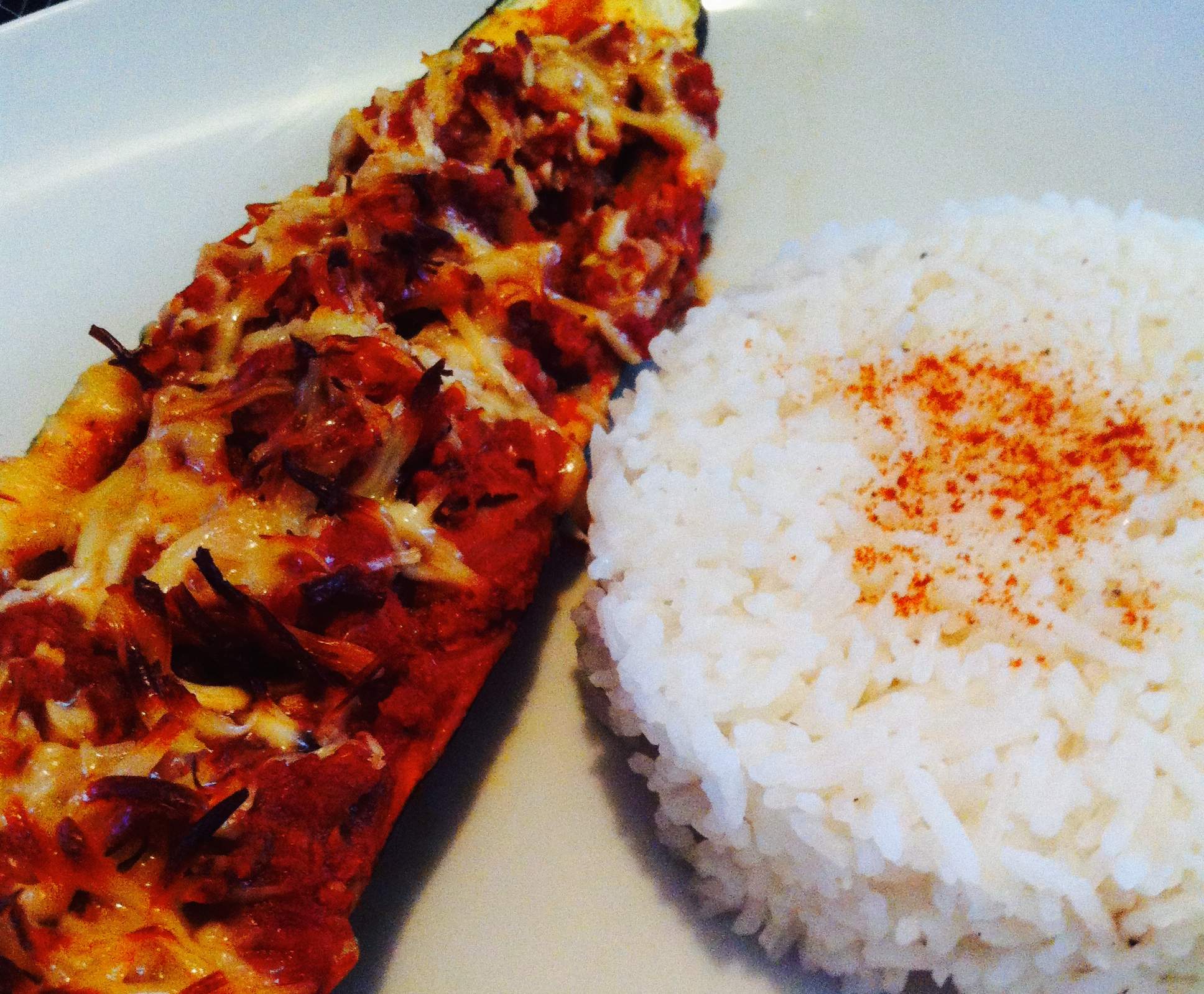 Courgette farcie - 2 PP WW