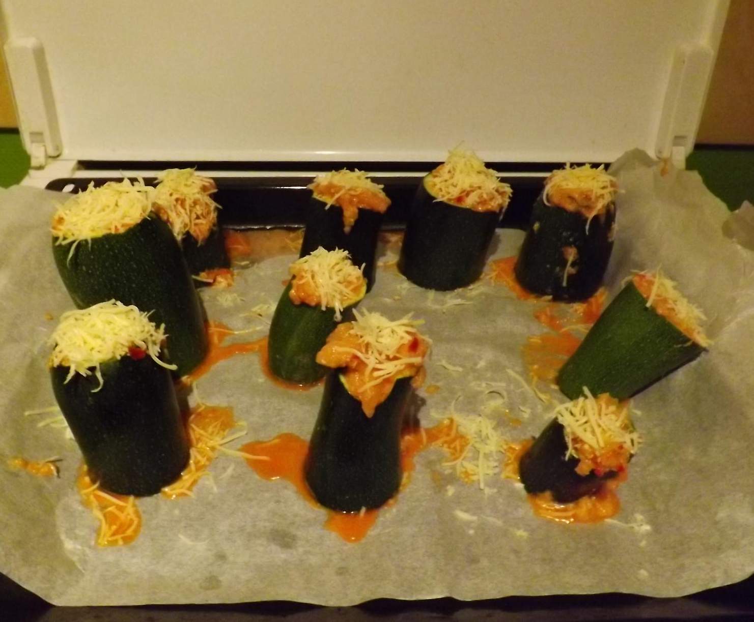 courgettes farcies au saumon