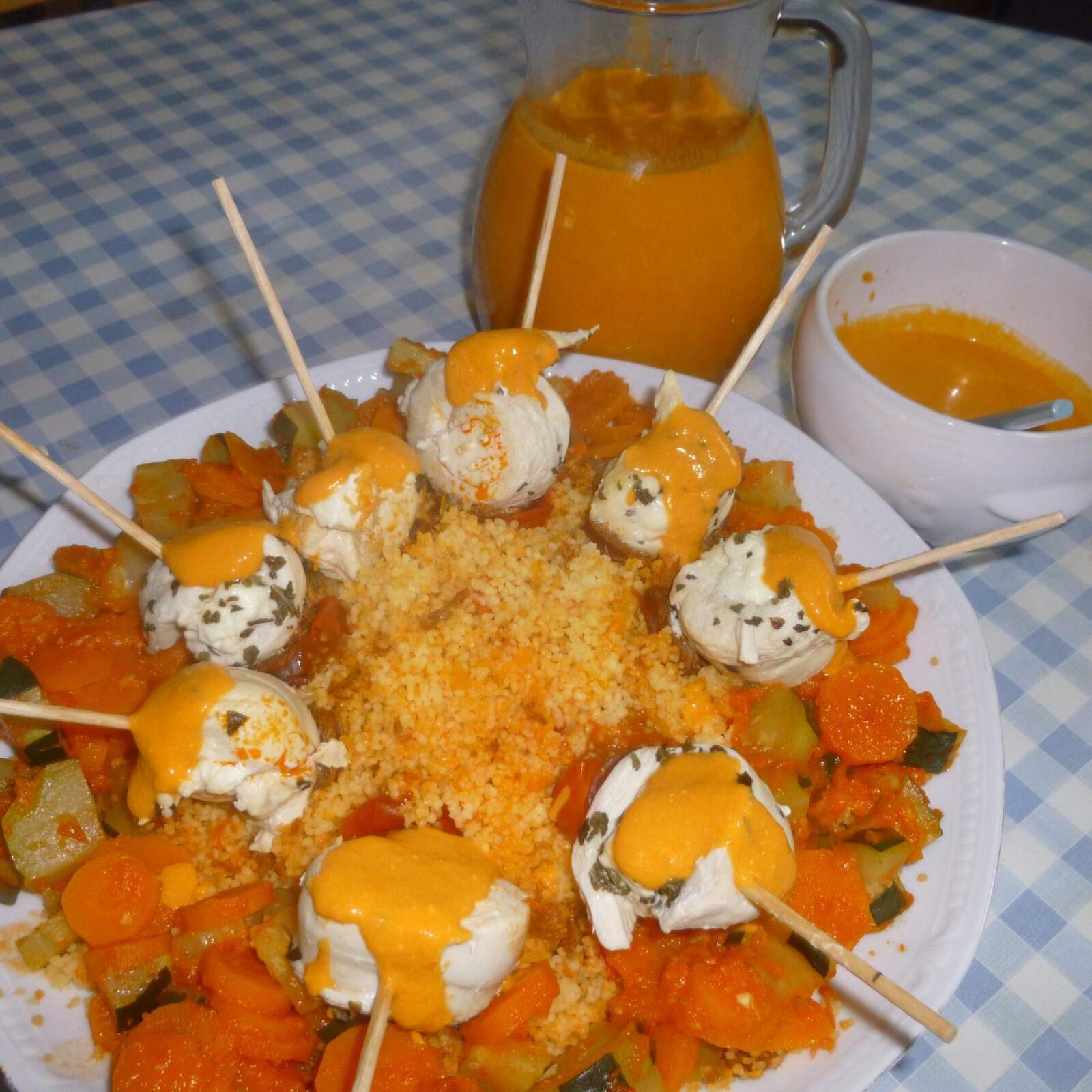 Couscous à la grecque - Repas complet