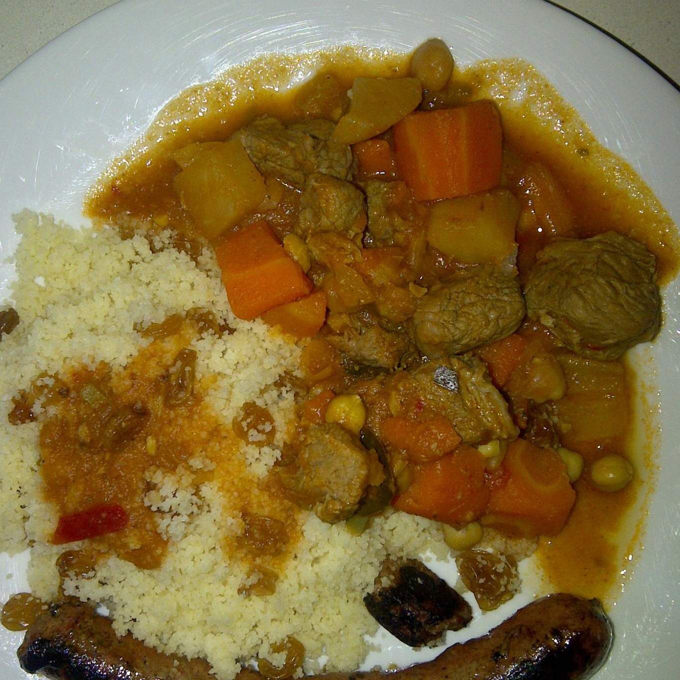 Couscous marocain safrané