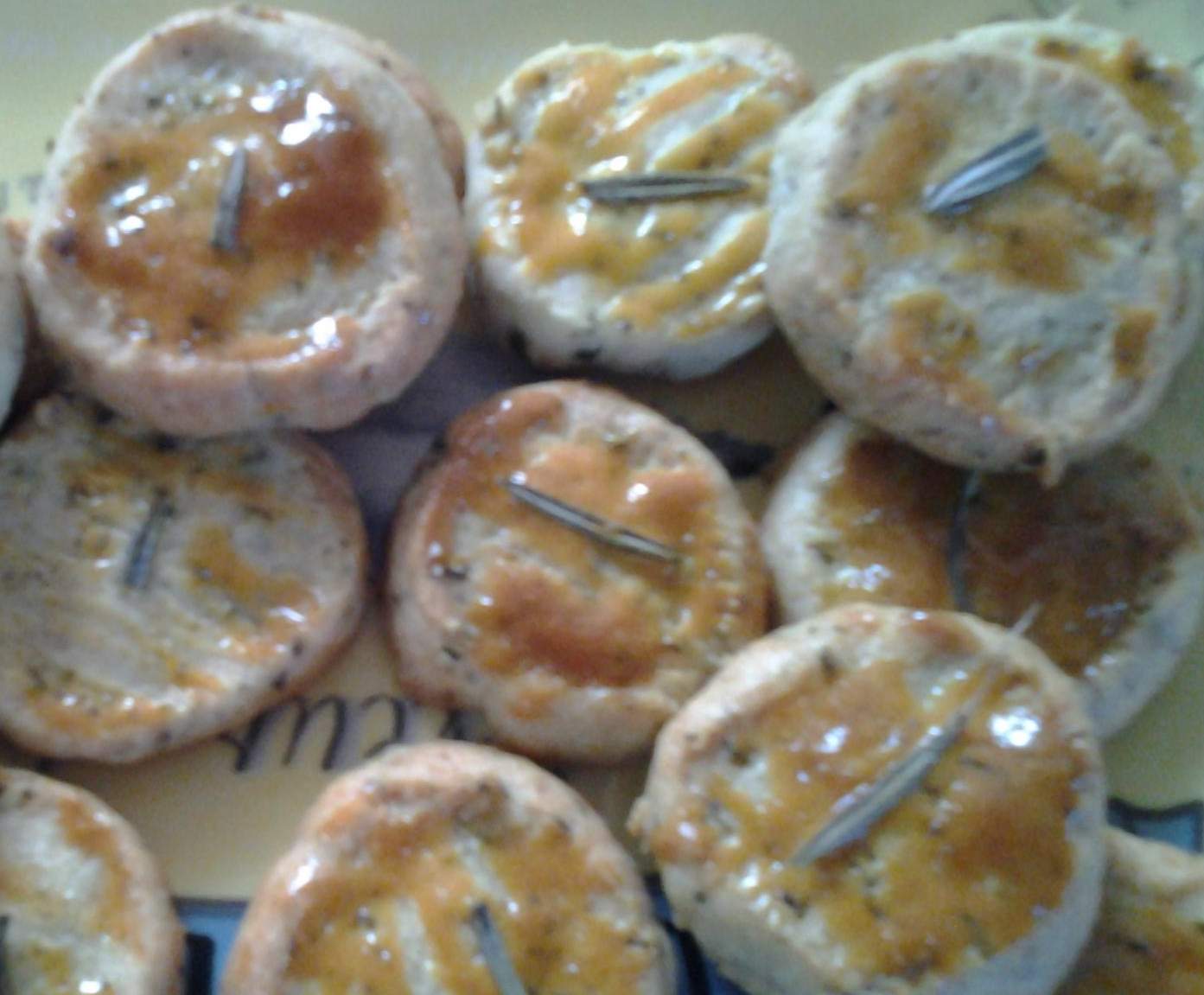 crackers parmesan et romarin