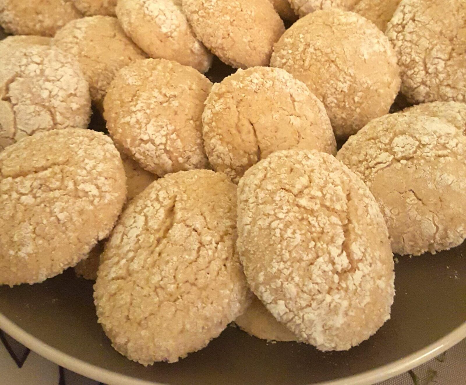 Craquelés sans gluten pour le thé