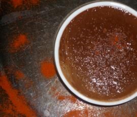 crême au chocolat au piment d'Espelette