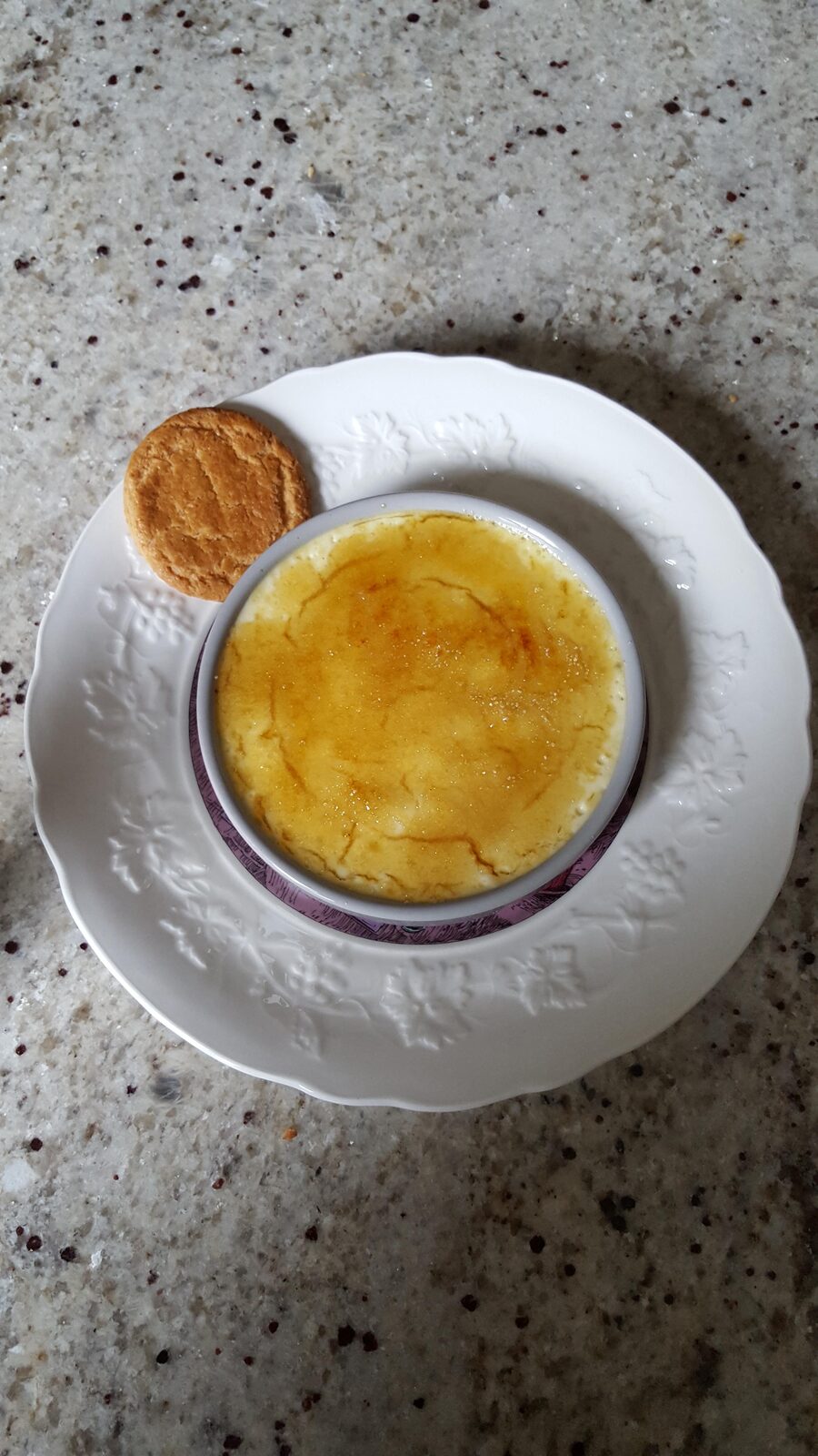 Crème brûlée à l'orange