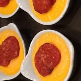 Crème brûlée au chorizo