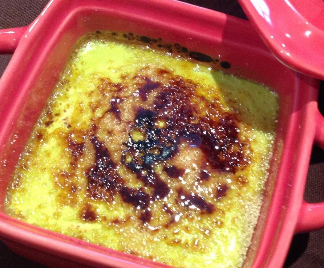 Crème brulée d asperge