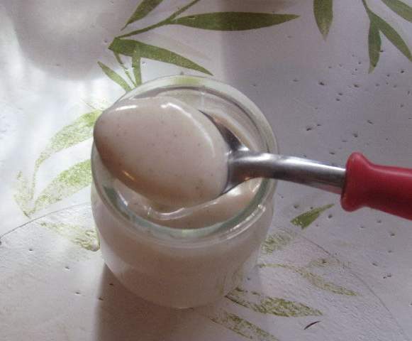 Crème danette lait de coco