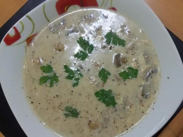 Crème de champignons