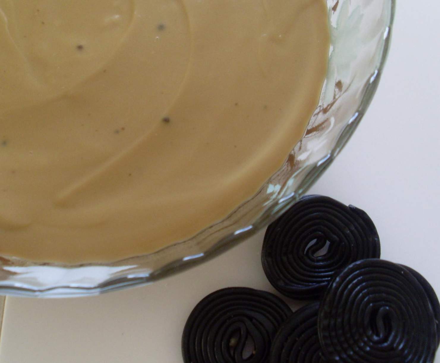 crème dessert à la réglisse