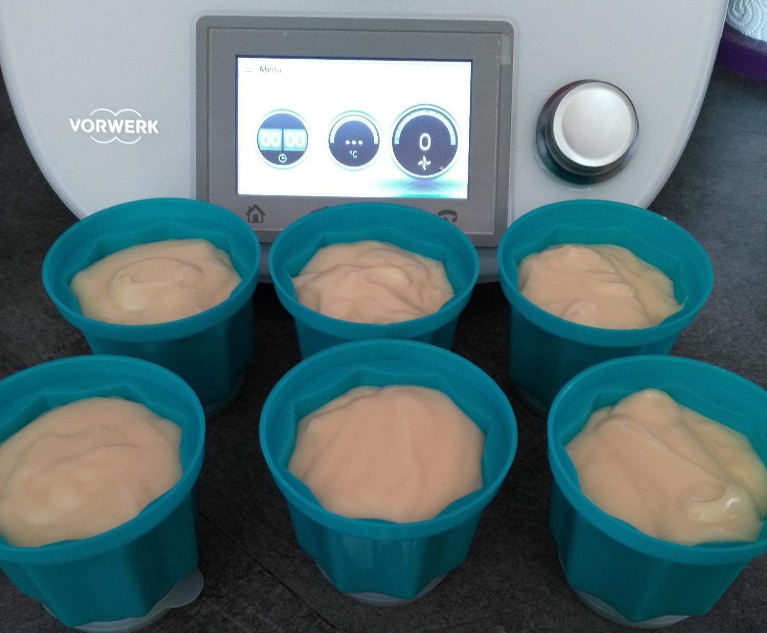 Crème dessert à la vanille.