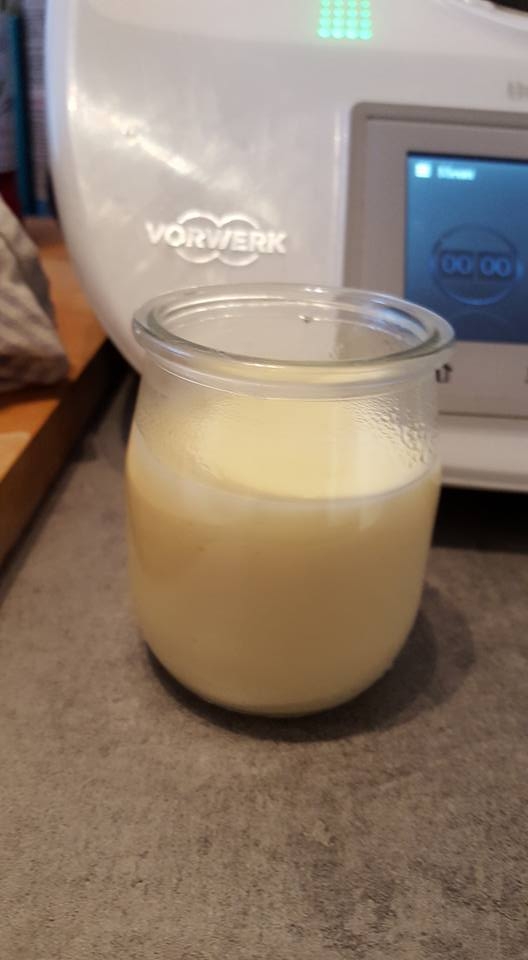 Crème dessert au chocolat blanc