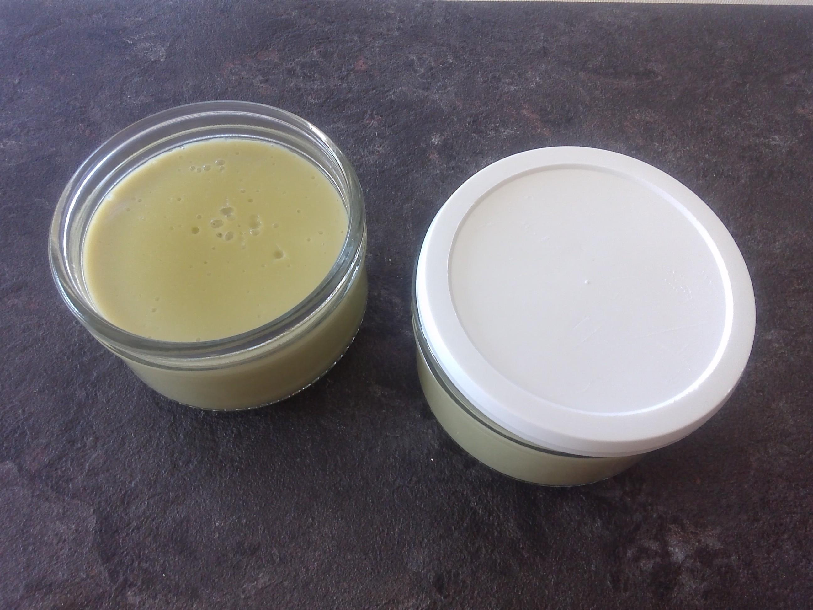 Crème dessert au thé matcha