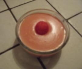 Crème dessert aux fraises tagada