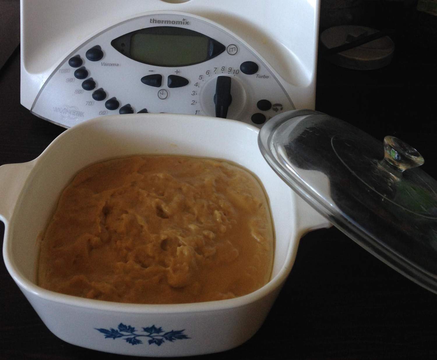 Crème dessert chocolat blanc spéculos