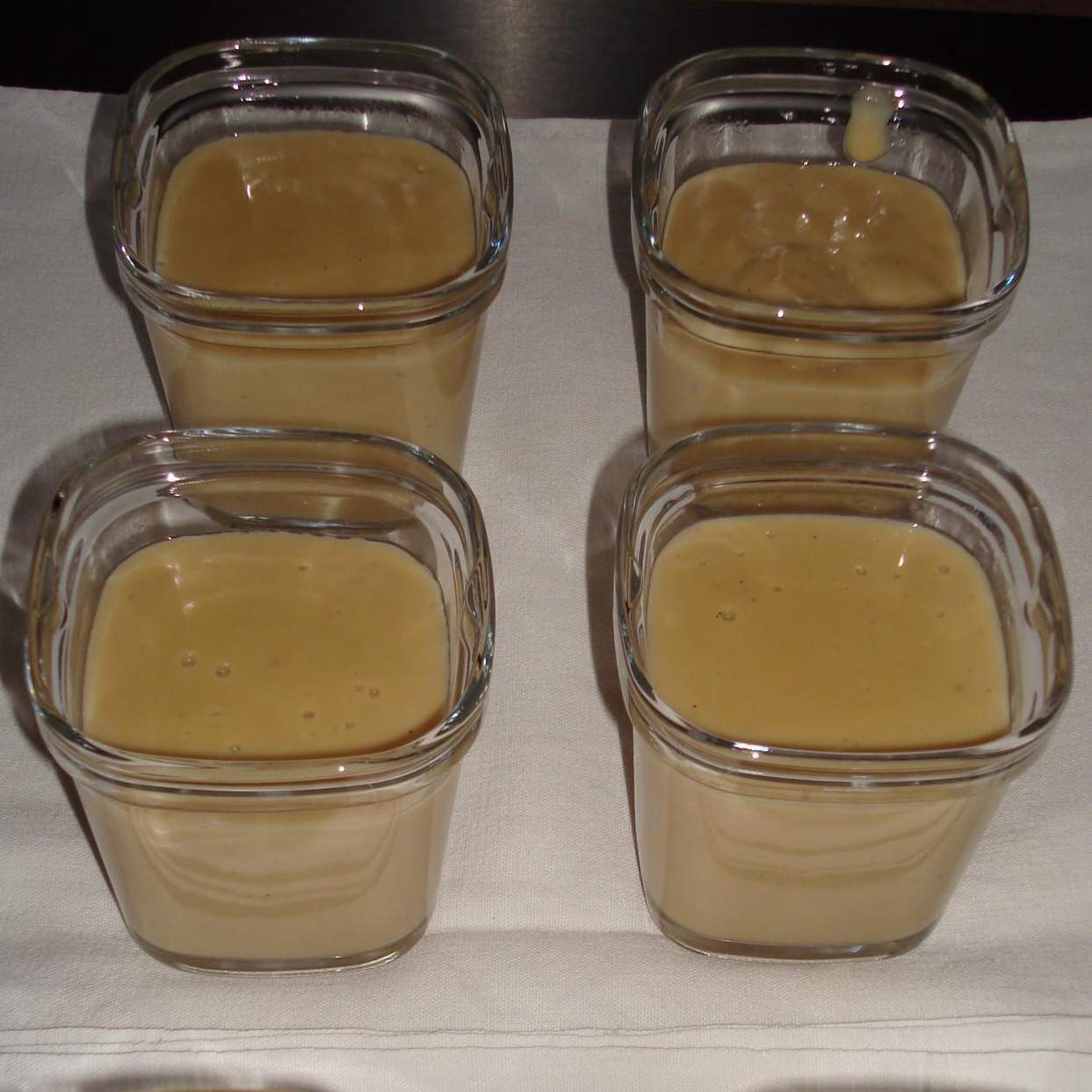 Crème dessert façon danette café