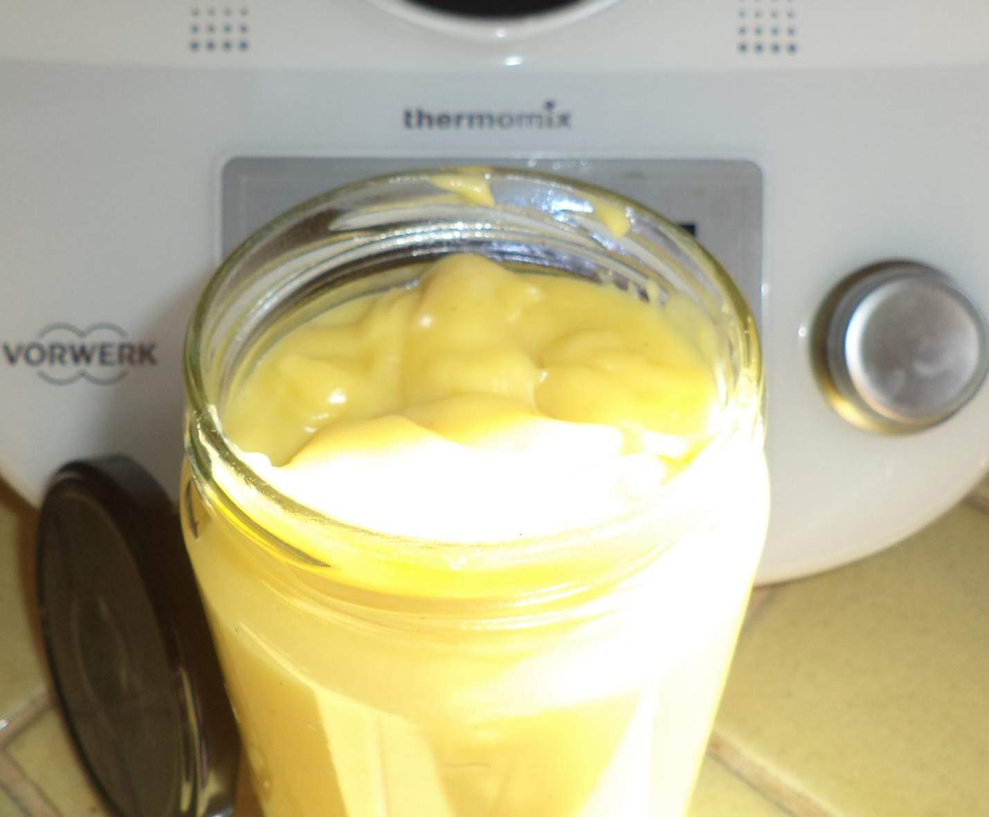 Crème pâtissière sans lait de vache