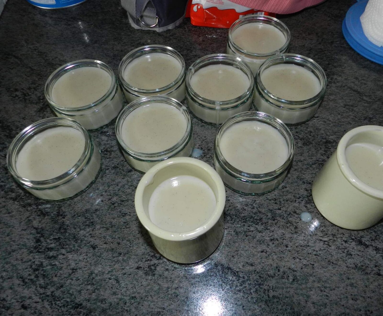 Crème vanille facile sans oeuf