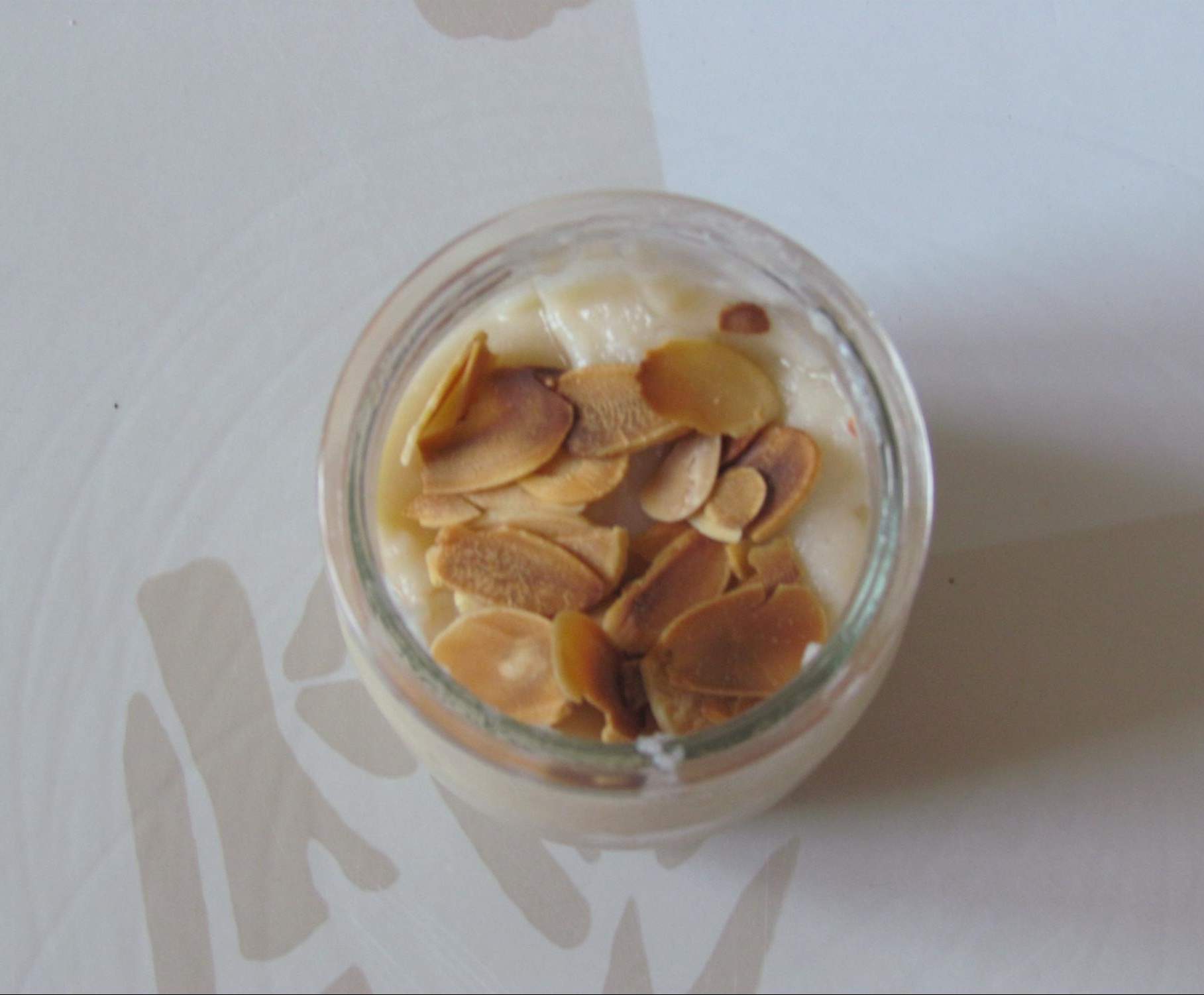 Crèmes dessert de semoule au lait d'amande