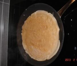 crepe a la farine de chataigne (sans gluten, sans lait)