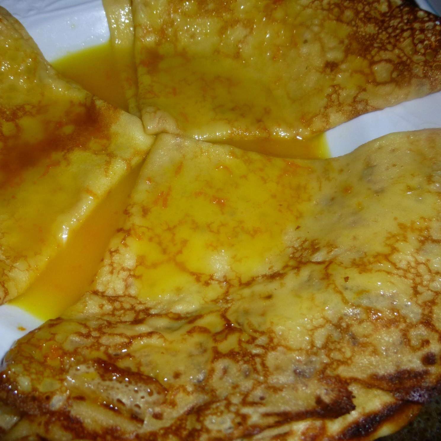 crêpes au beurre suzette