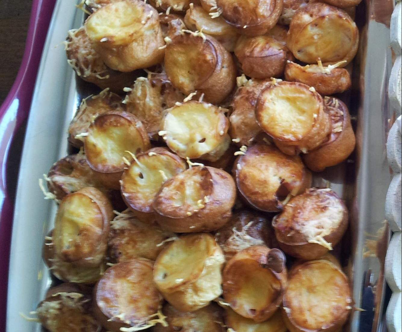 Crêpes soufflées aux lardons