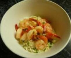 Crevettes à la crème