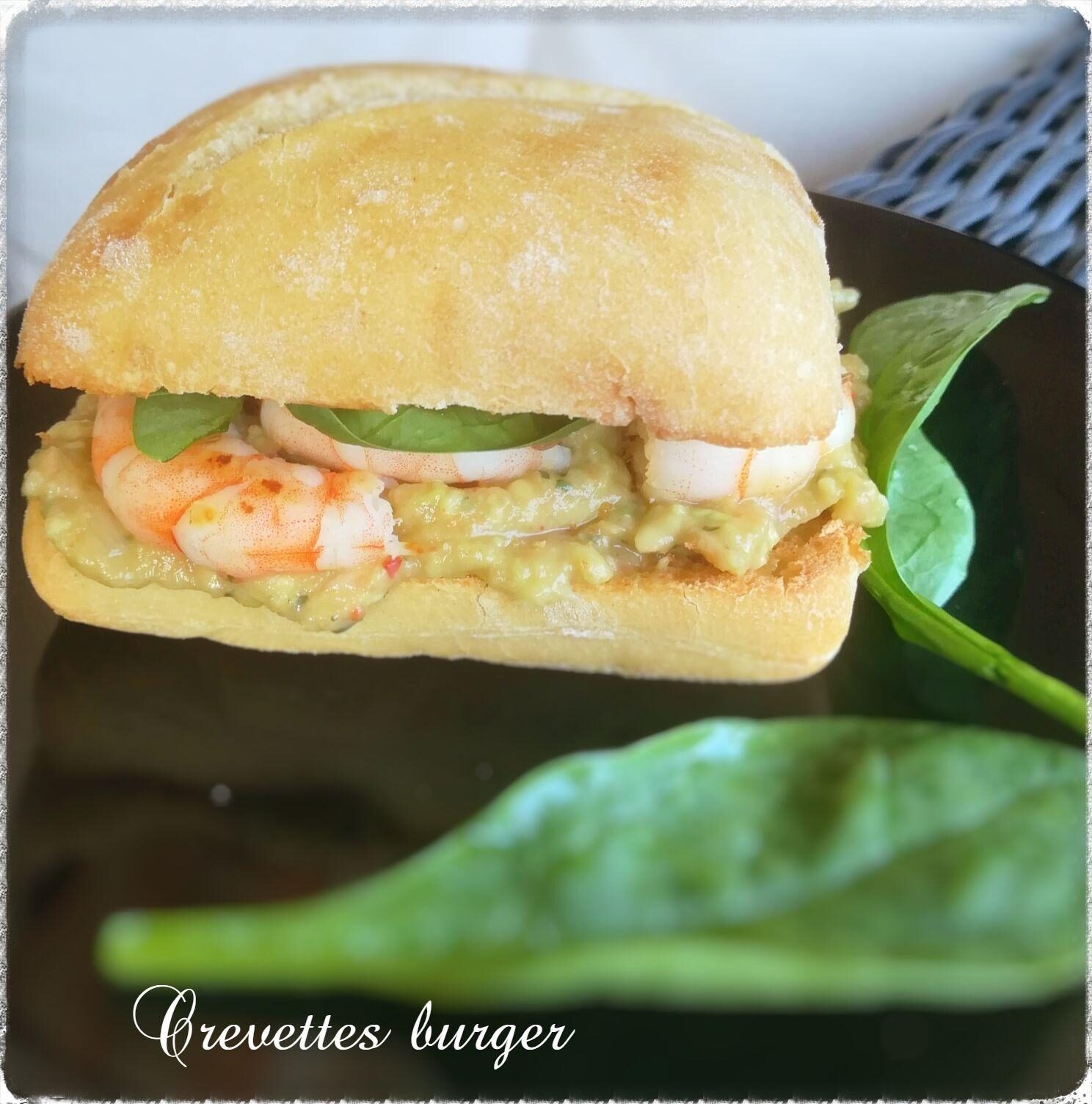 Crevettes burger