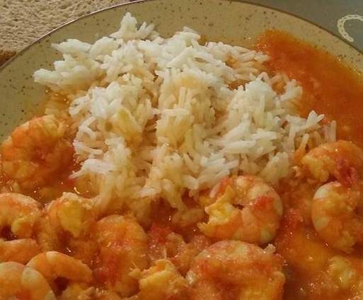 Crevettes lait de coco