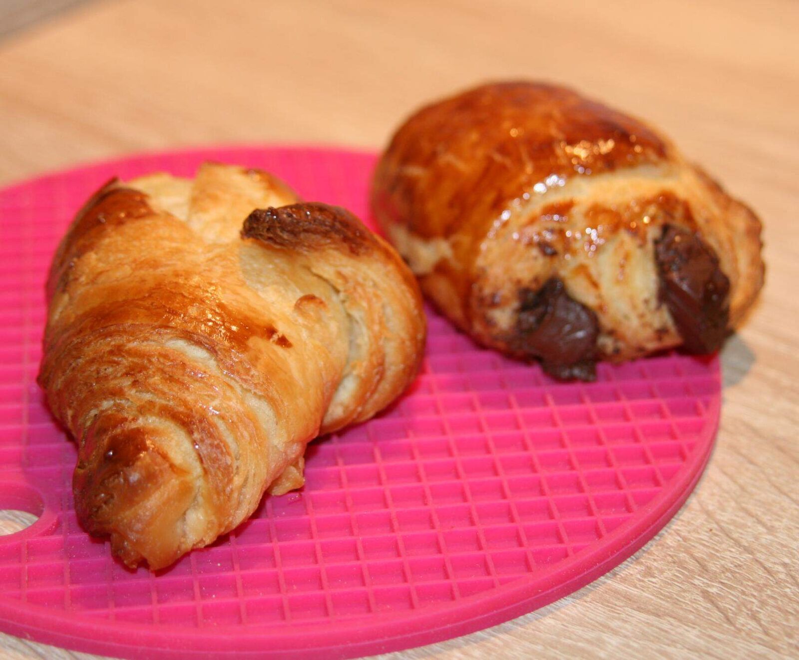 croissants et pains aux chocolats