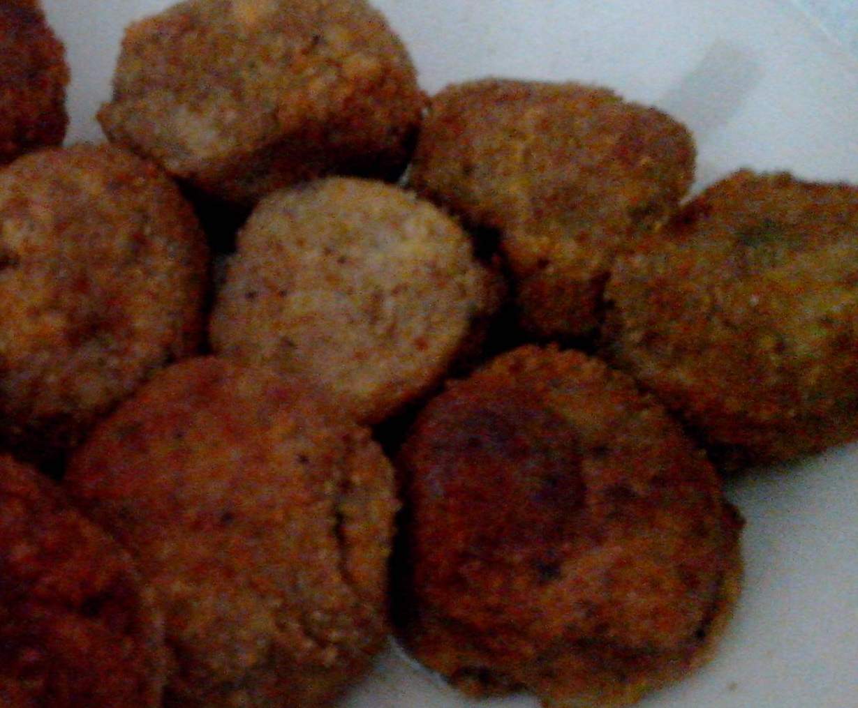 croquettes de légumes frais