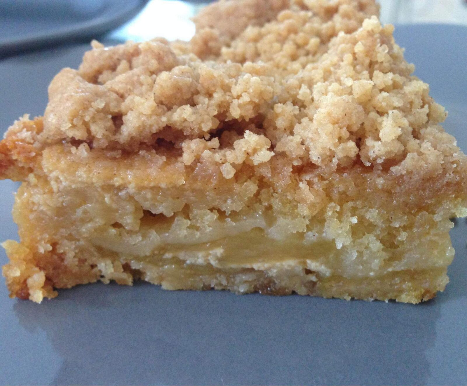 Crumbcake aux pommes