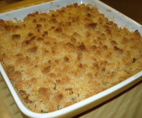 Crumble aux pommes et noix de coco