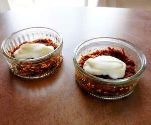 Crumble de banane aux spéculoos et à la cassonade