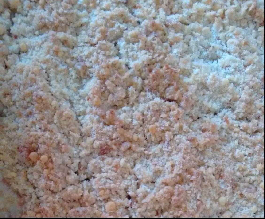 Crumble de sole et fondue de poireaux
