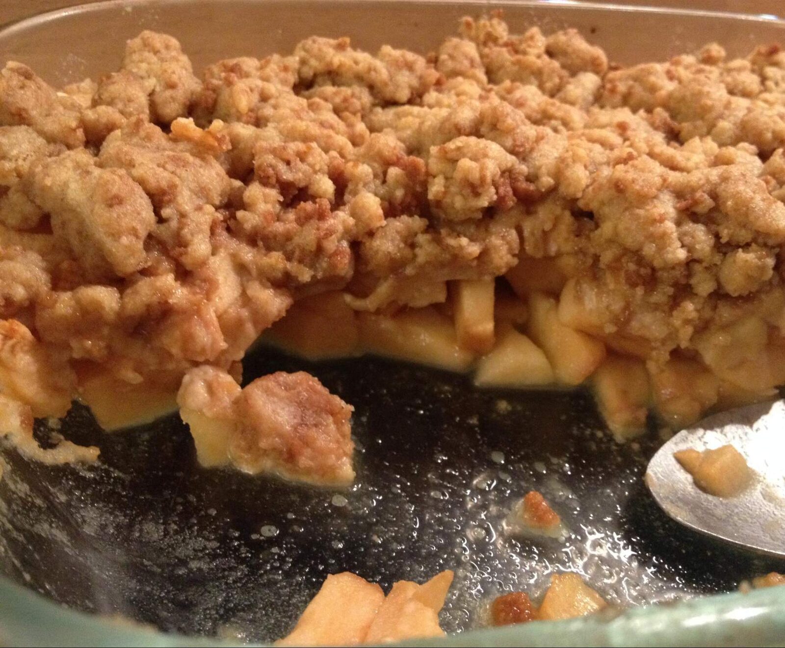 Crumble pomme speculoos