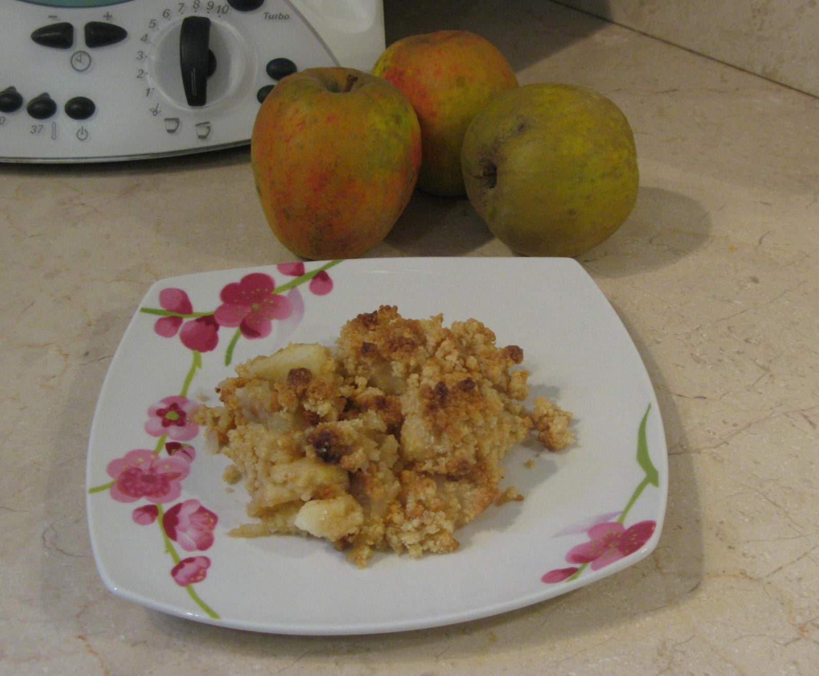 Crumble pommes-bananes-cannelle