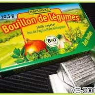 Cube de bouillon de légumes