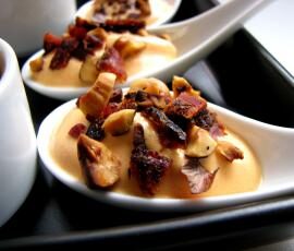 Cuillères apéritives poivron noisette