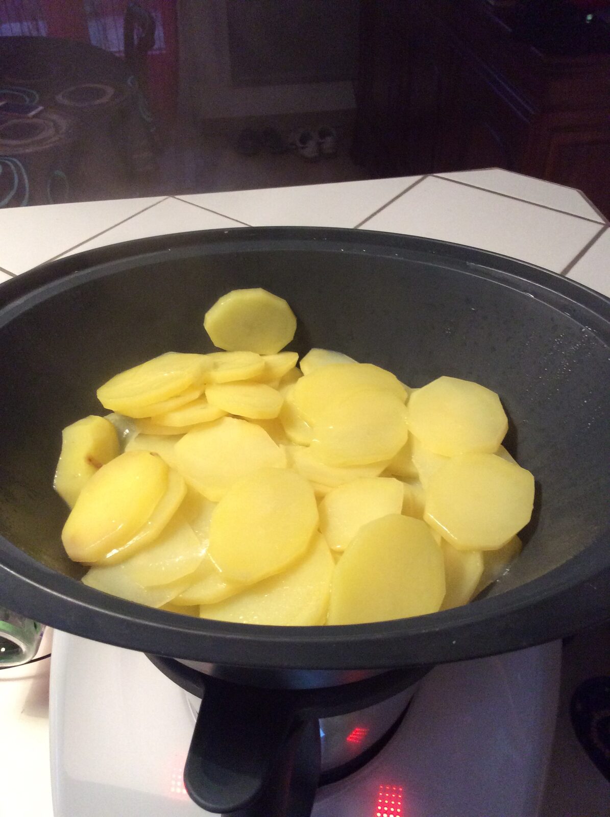 Cuisson pommes de terre en rondelle