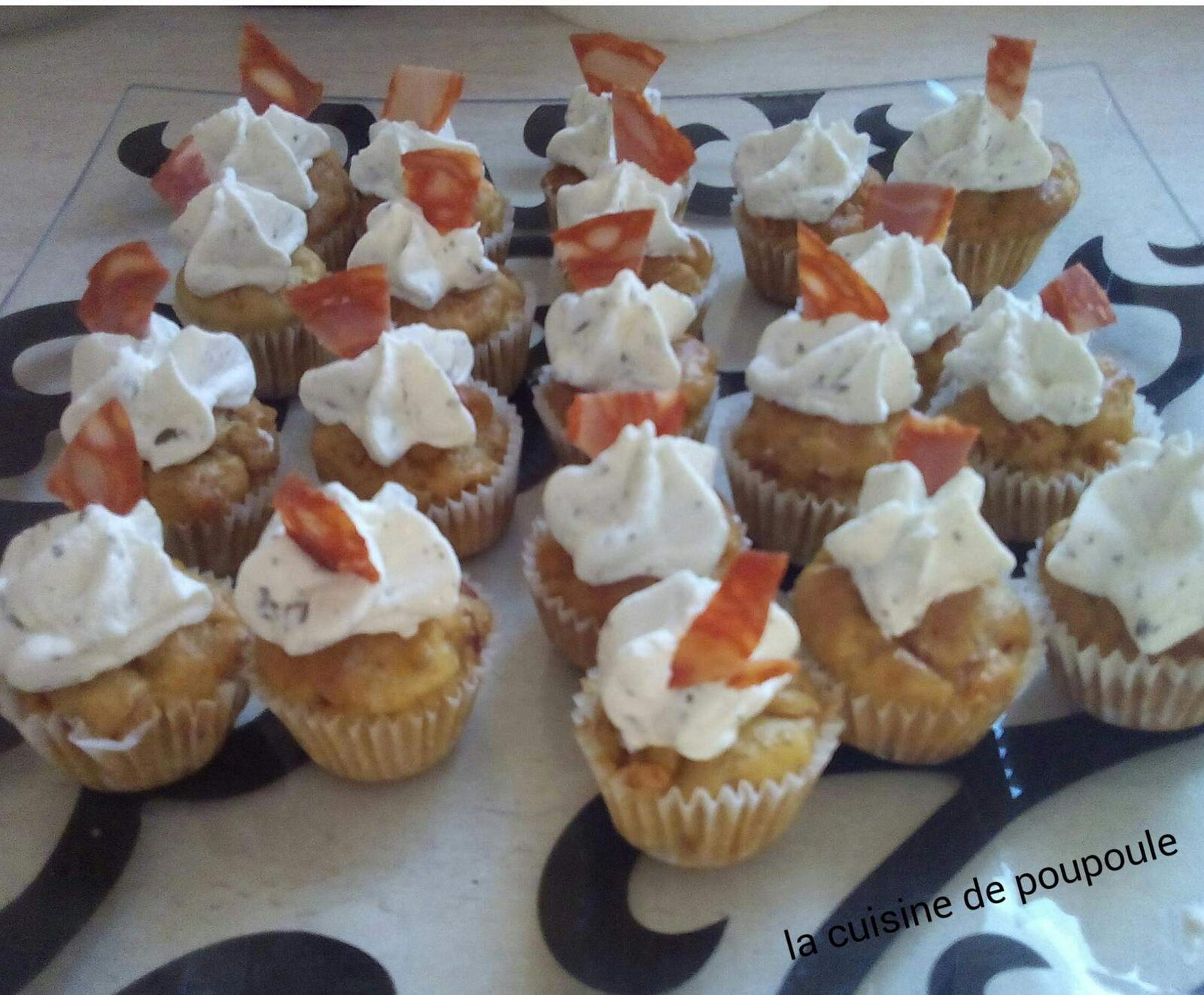 cupcakes au chorizo