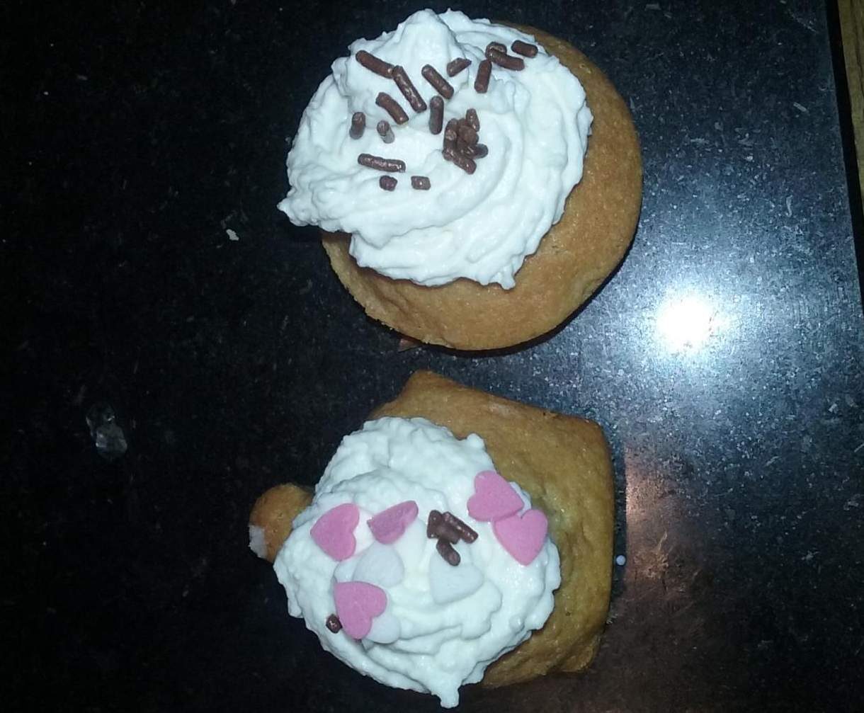 Cupcakes vanille ou citron de Mathilde à la crème de mascarpone