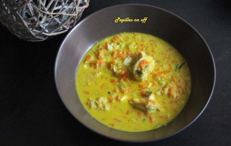 Curry de cabillaud