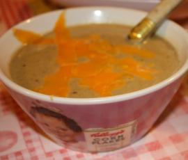 Délice de champignons au cidre et bacon