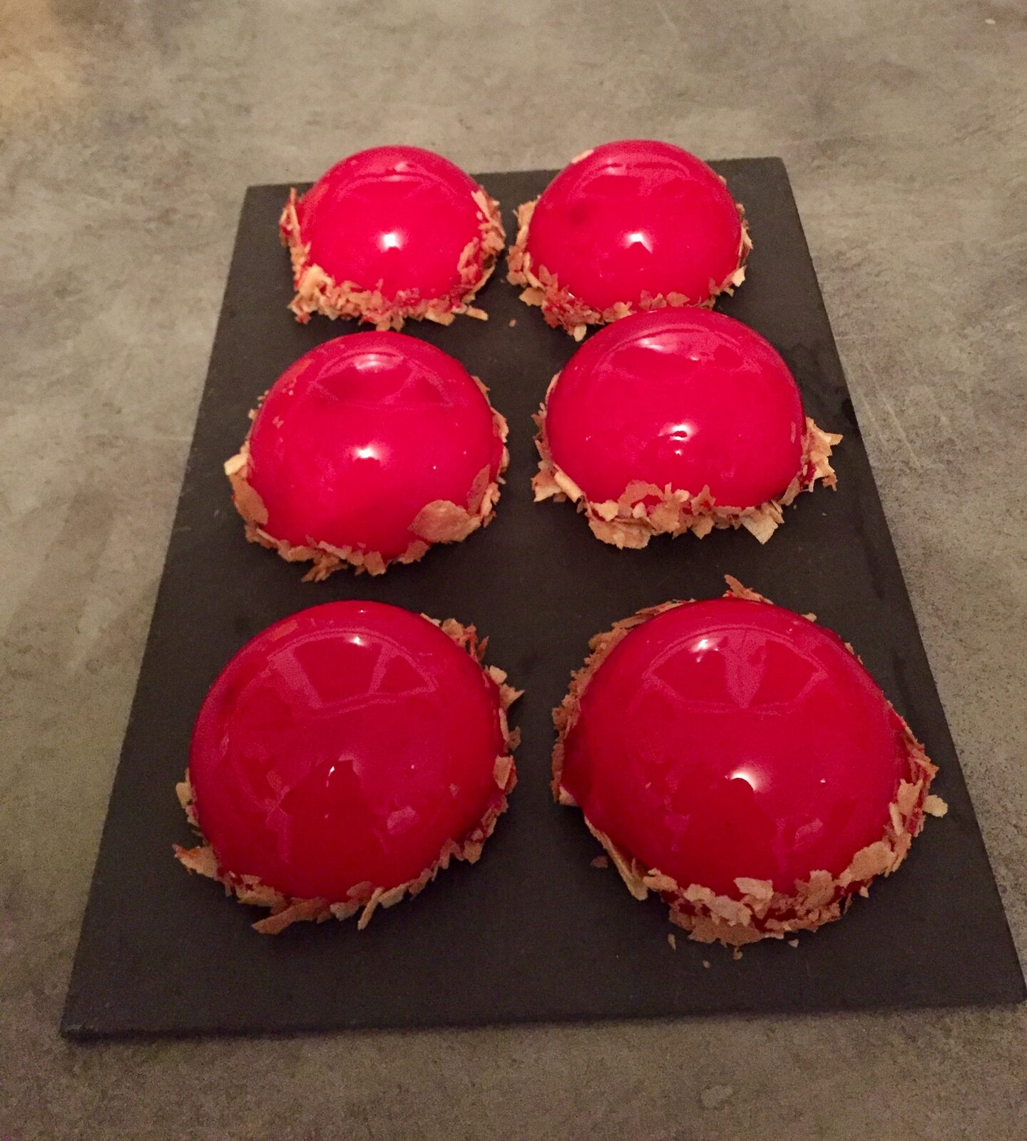 Dômes Passion aux Framboises