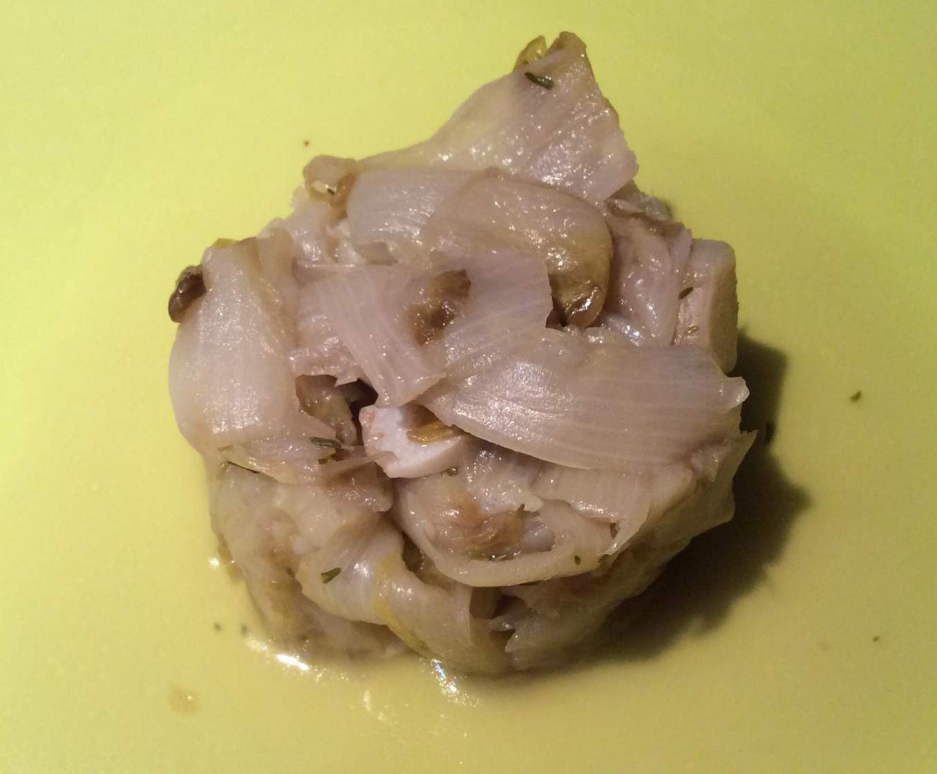 Endives a l étuvée d ail et de thym