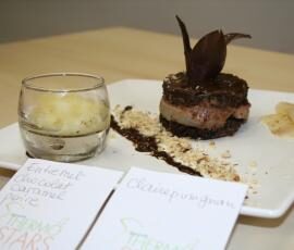 Entremets Chocolat Poire Caramel