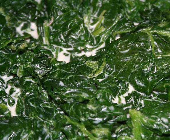 Epinards frais à la crème