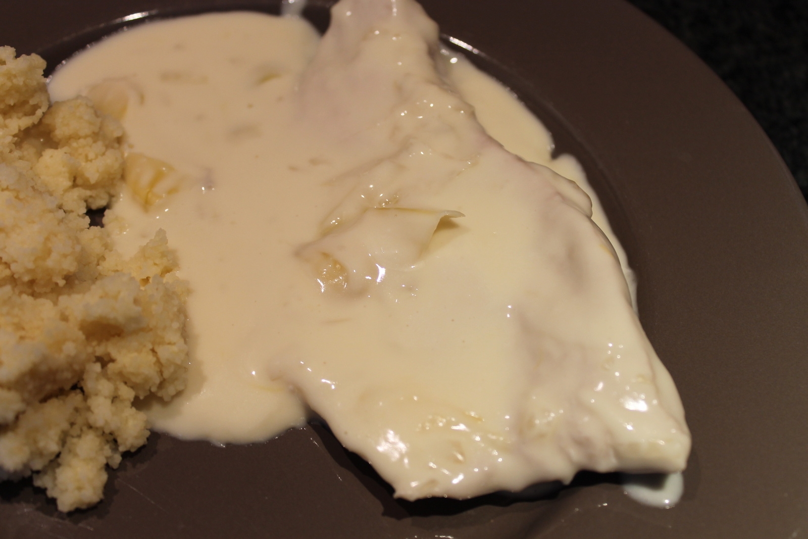 Escalope de dinde à la crème d’oignon