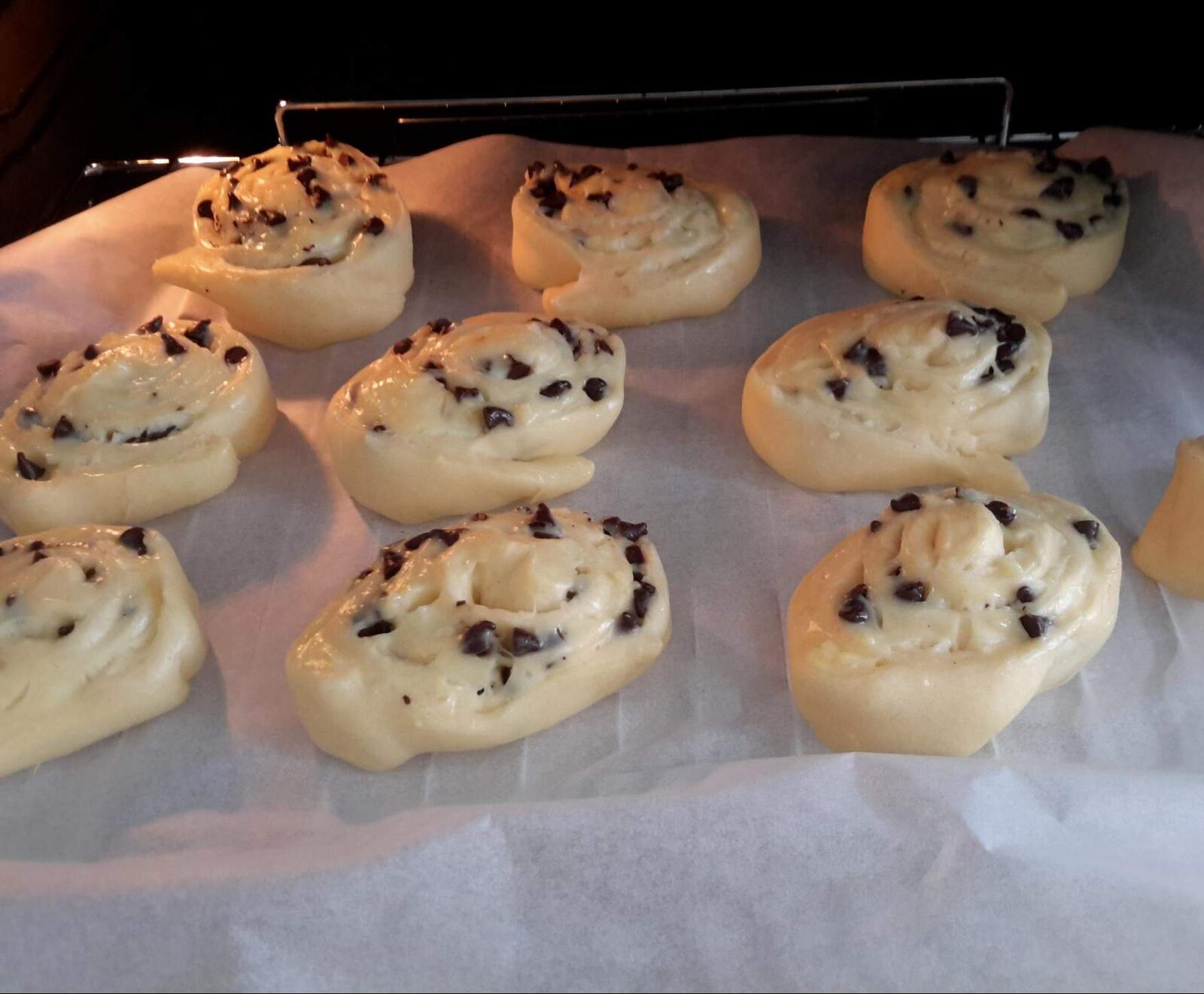 escargot pépites de chocolat