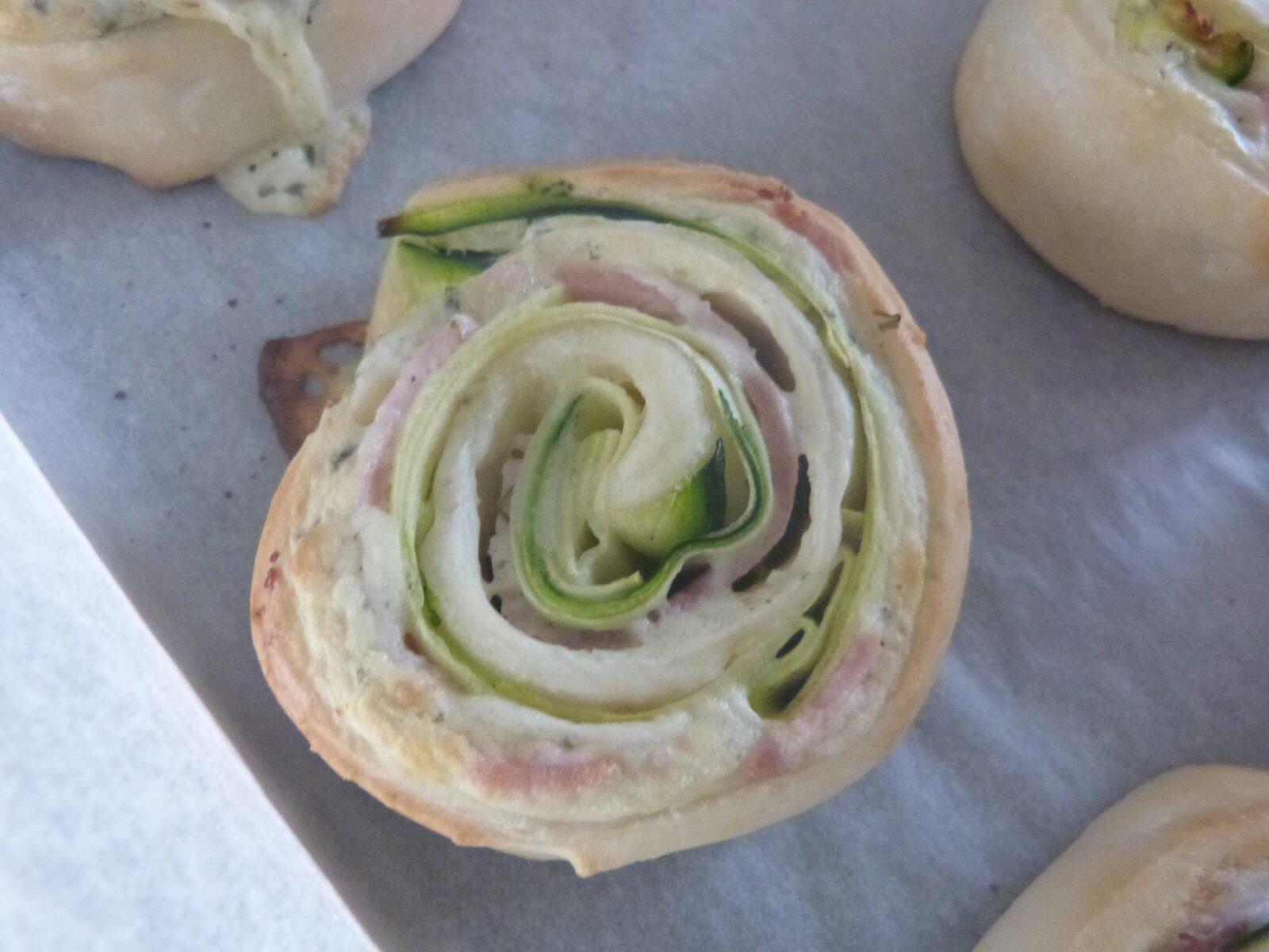 escargots jambon courgette